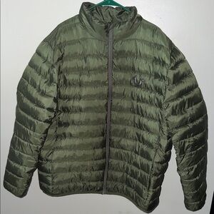2XL True Religion Olive Puffer Jacket